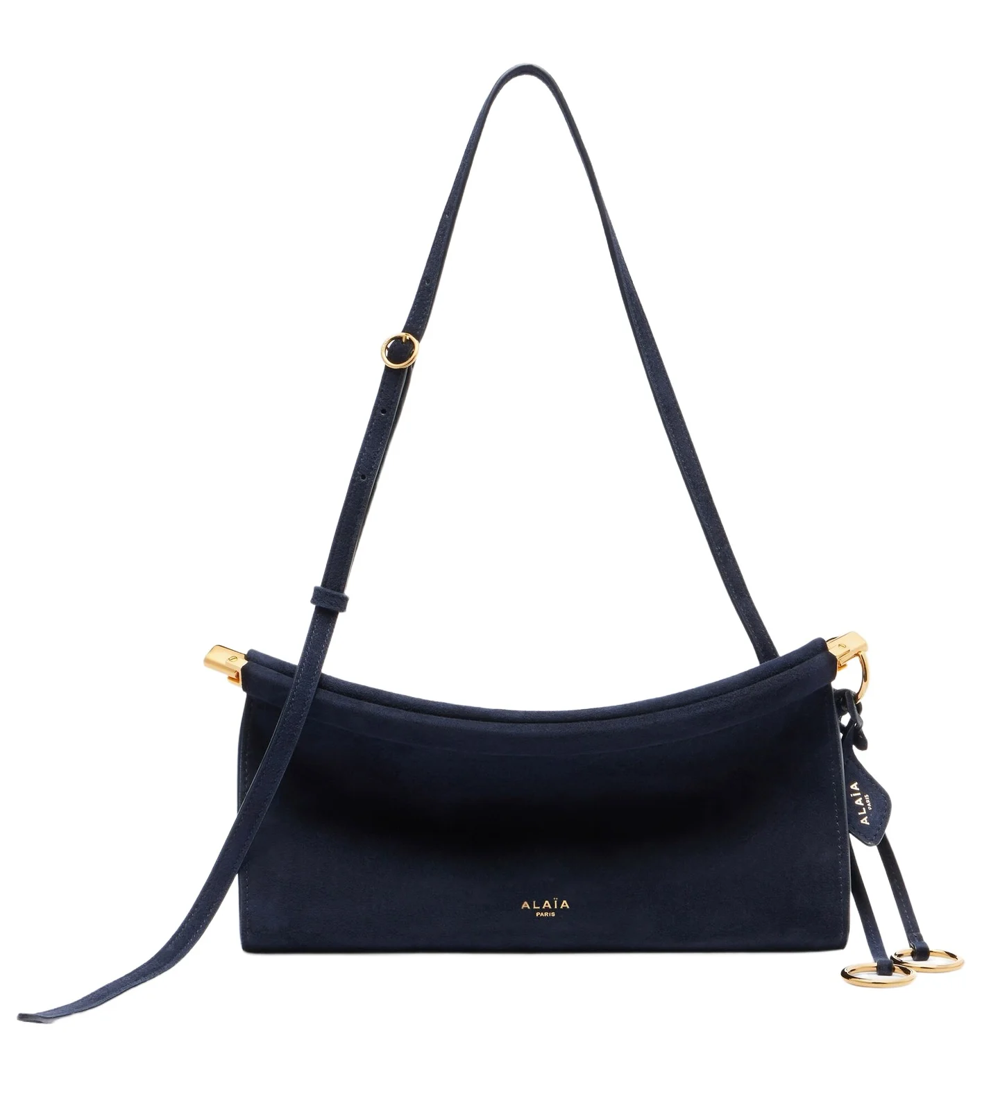 Le Click Small suede shoulder bag