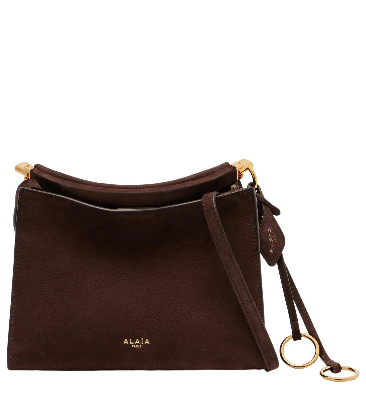 Le Click Small suede shoulder bag