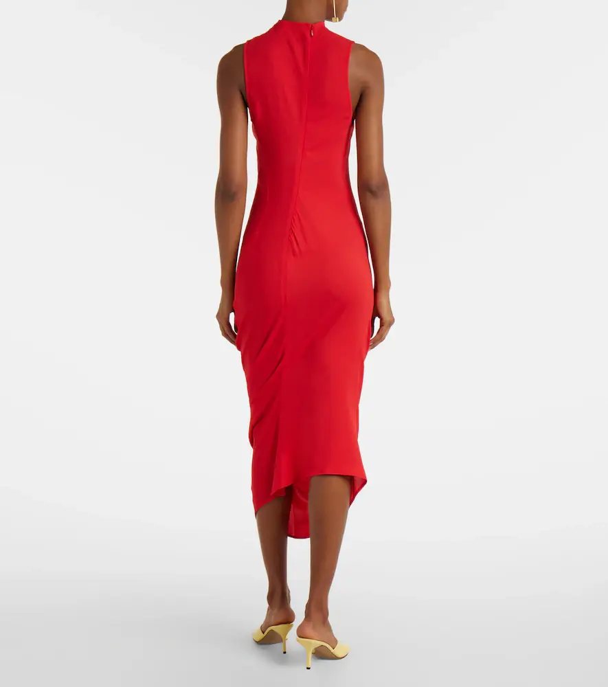 Jacquemus J draped crêpe midi dress | Thumbnail 2