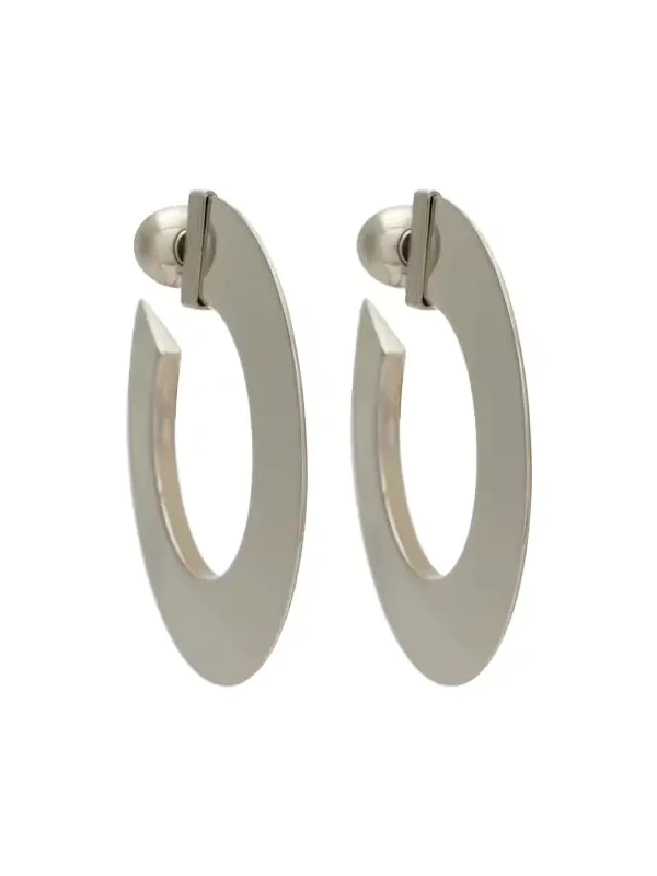 Alaïa Blade hoop earrings