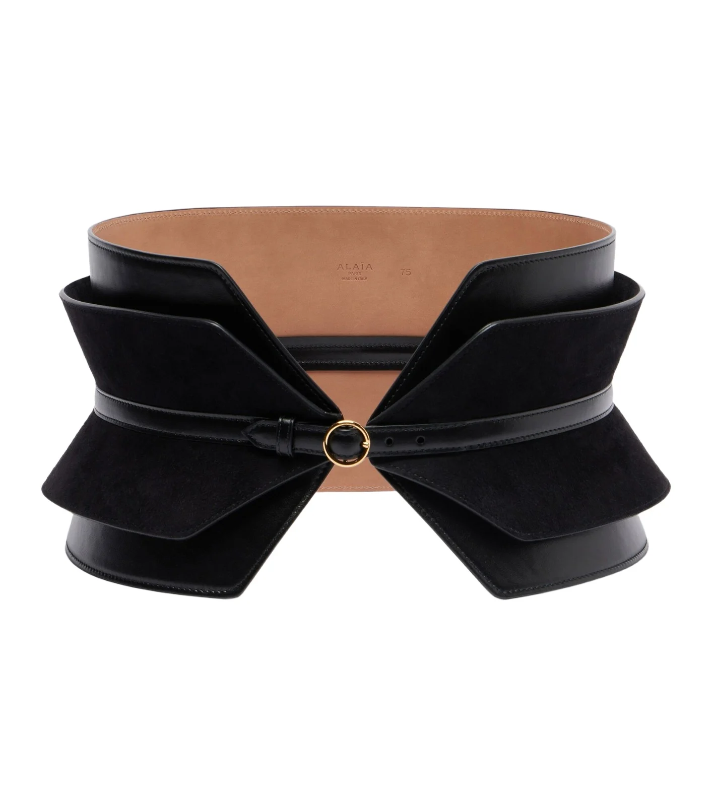 Bustier leather and suede belt Bustier leather and suede belt