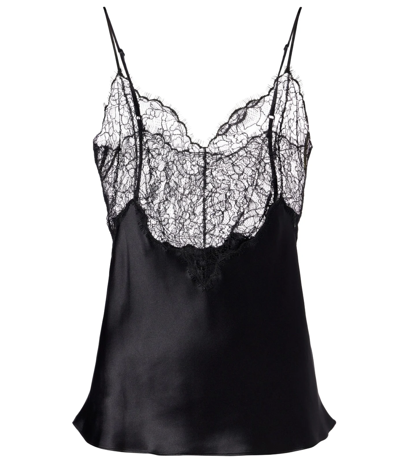 Nili Lotan Mabelle lace-trimmed silk satin camisole
