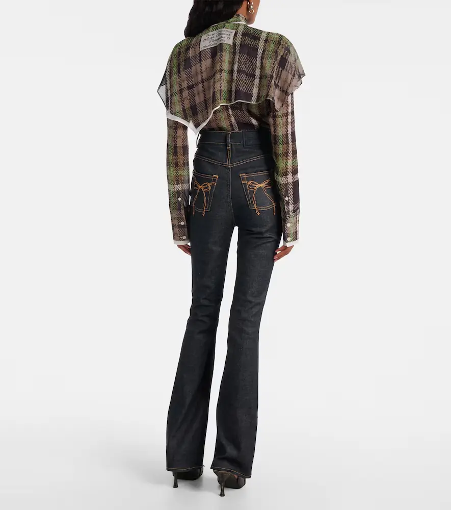 Acne Studios High-rise flared jeans | Thumbnail 5 Acne Studios High-rise flared jeans | Thumbnail 5