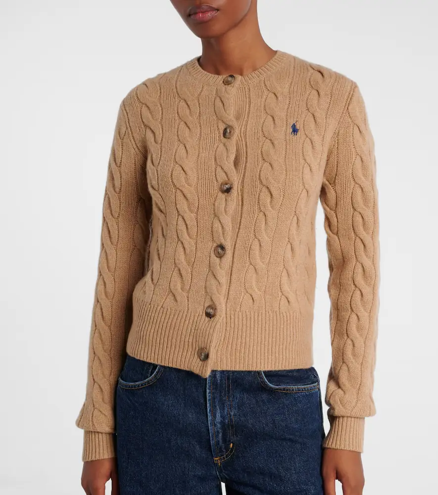 Polo Ralph Lauren Cable-knit wool and cashmere cardigan | Thumbnail 2