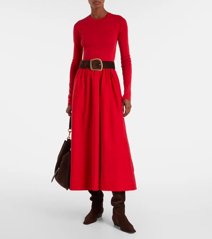Polo Ralph Lauren Cotton midi dress | Thumbnail 2