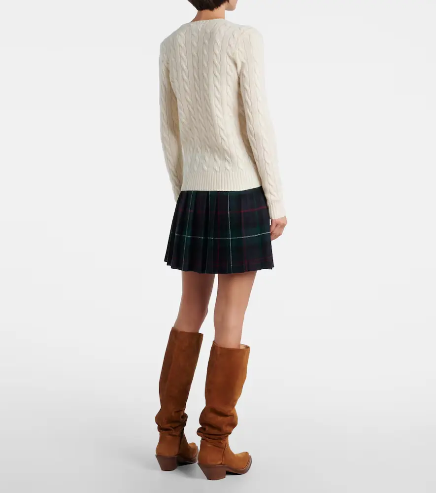 Polo Ralph Lauren Pony cable-knit wool and cashmere sweater | Thumbnail 5