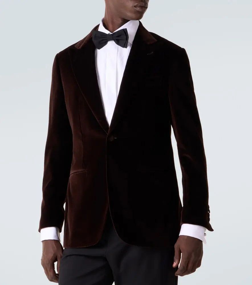 Thom Sweeney Cotton velvet blazer | Thumbnail 4