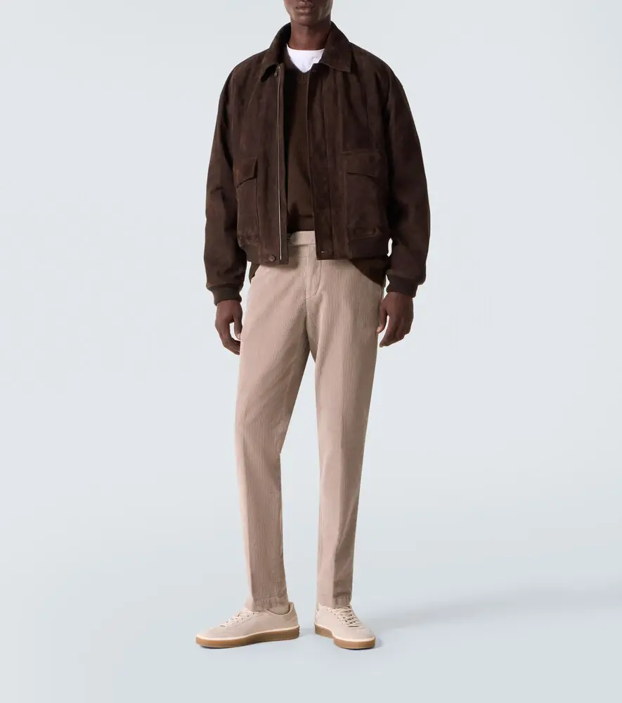 Thom Sweeney Cotton-blend corduroy slim pants | Thumbnail 4