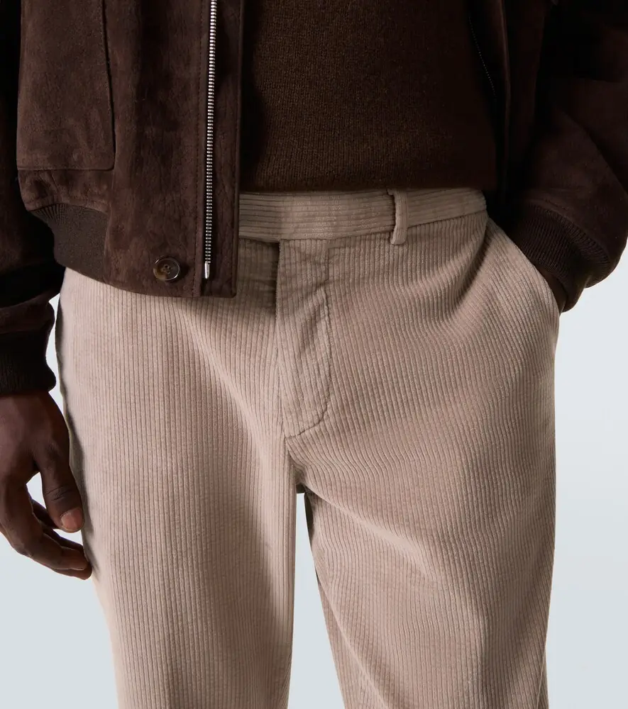 Thom Sweeney Cotton-blend corduroy slim pants | Thumbnail 5