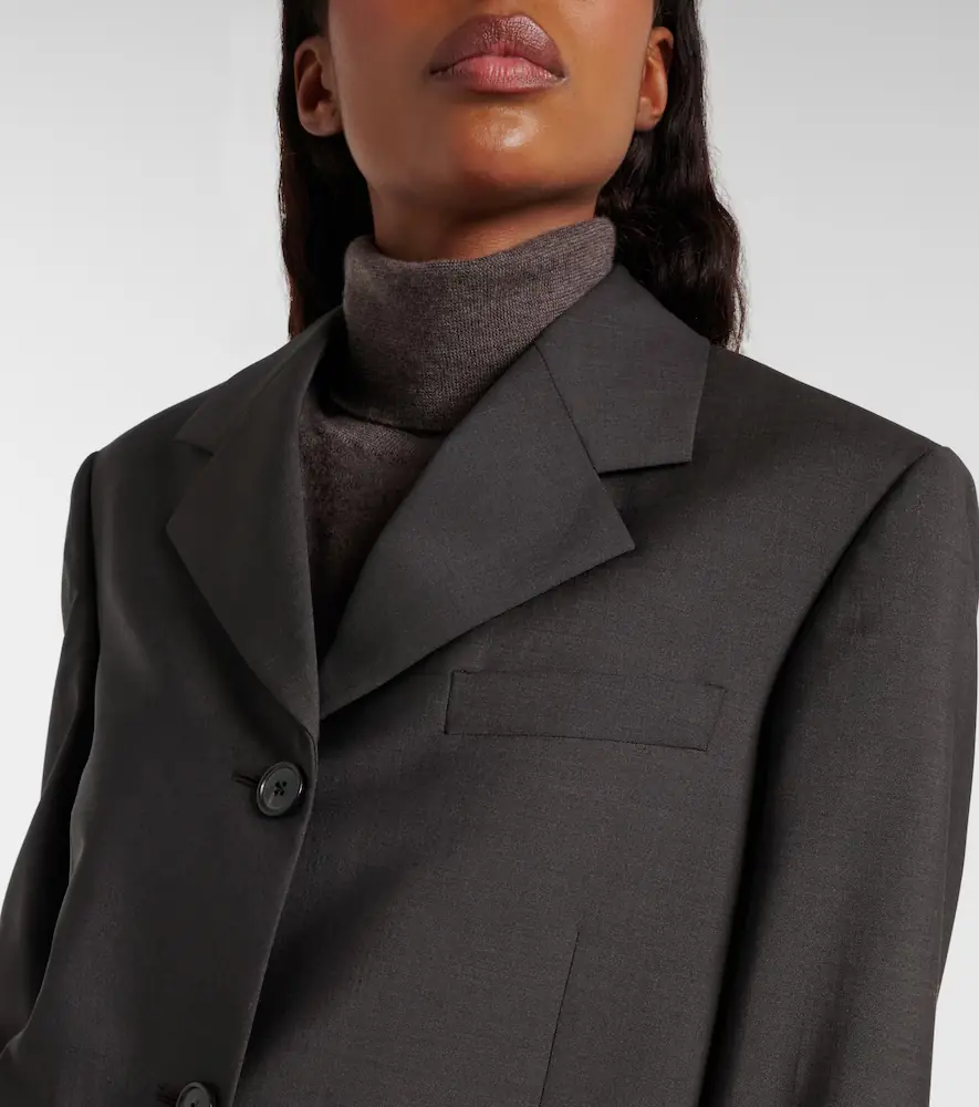 The Row Faelan wool and mohair jacket | Thumbnail 2