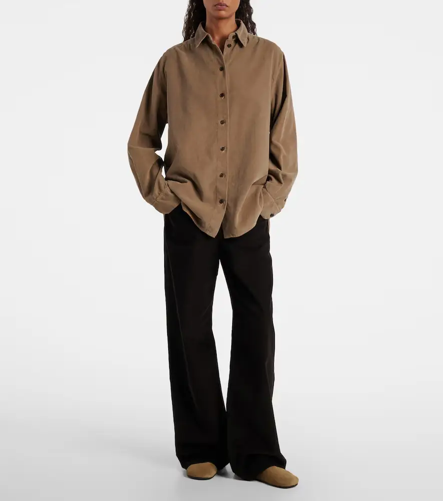 The Row Sisilia cotton corduroy shirt | Thumbnail 6 The Row Sisilia cotton corduroy shirt | Thumbnail 6