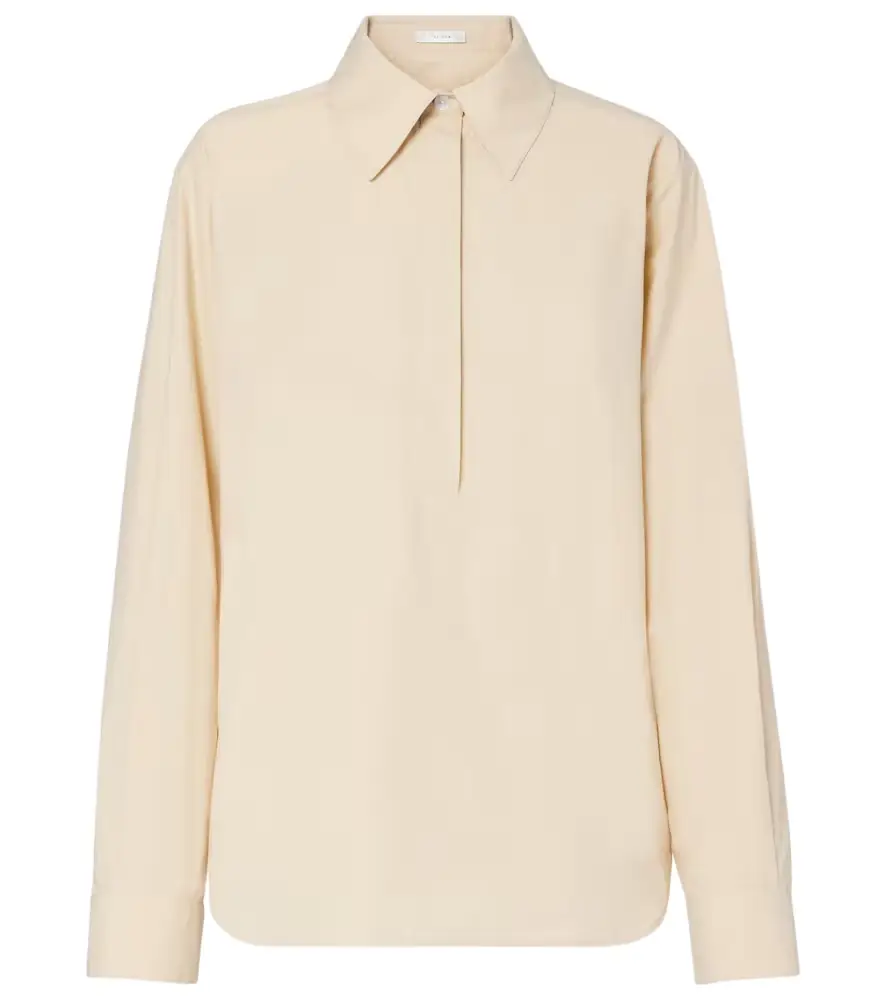 The Row Margan cotton poplin shirt | Image 1 The Row Margan cotton poplin shirt | Image 1
