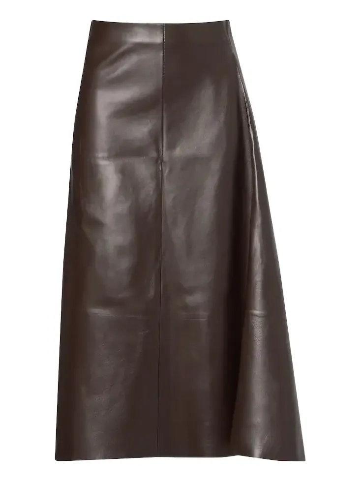 Hedora leather midi skirt Hedora leather midi skirt