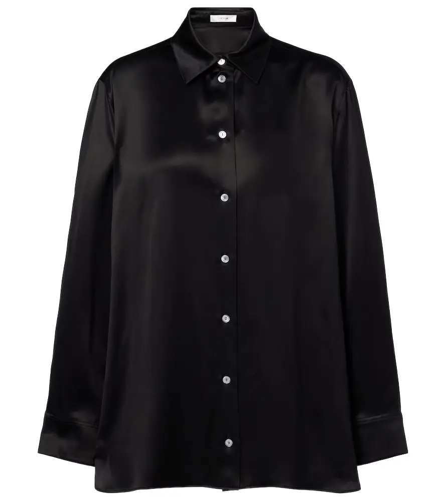 The Row Sisilia oversized silk satin shirt | Image 1 The Row Sisilia oversized silk satin shirt | Image 1