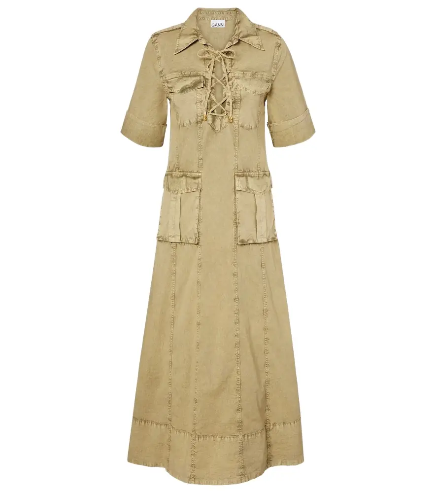 Ganni Denim maxi dress | Image 1 Ganni Denim maxi dress | Image 1