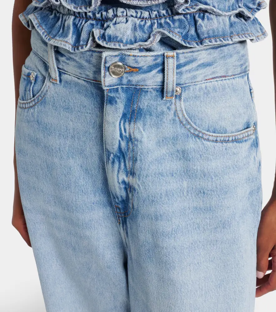 Ganni Mid-rise wide-leg jeans | Thumbnail 3 Ganni Mid-rise wide-leg jeans | Thumbnail 3