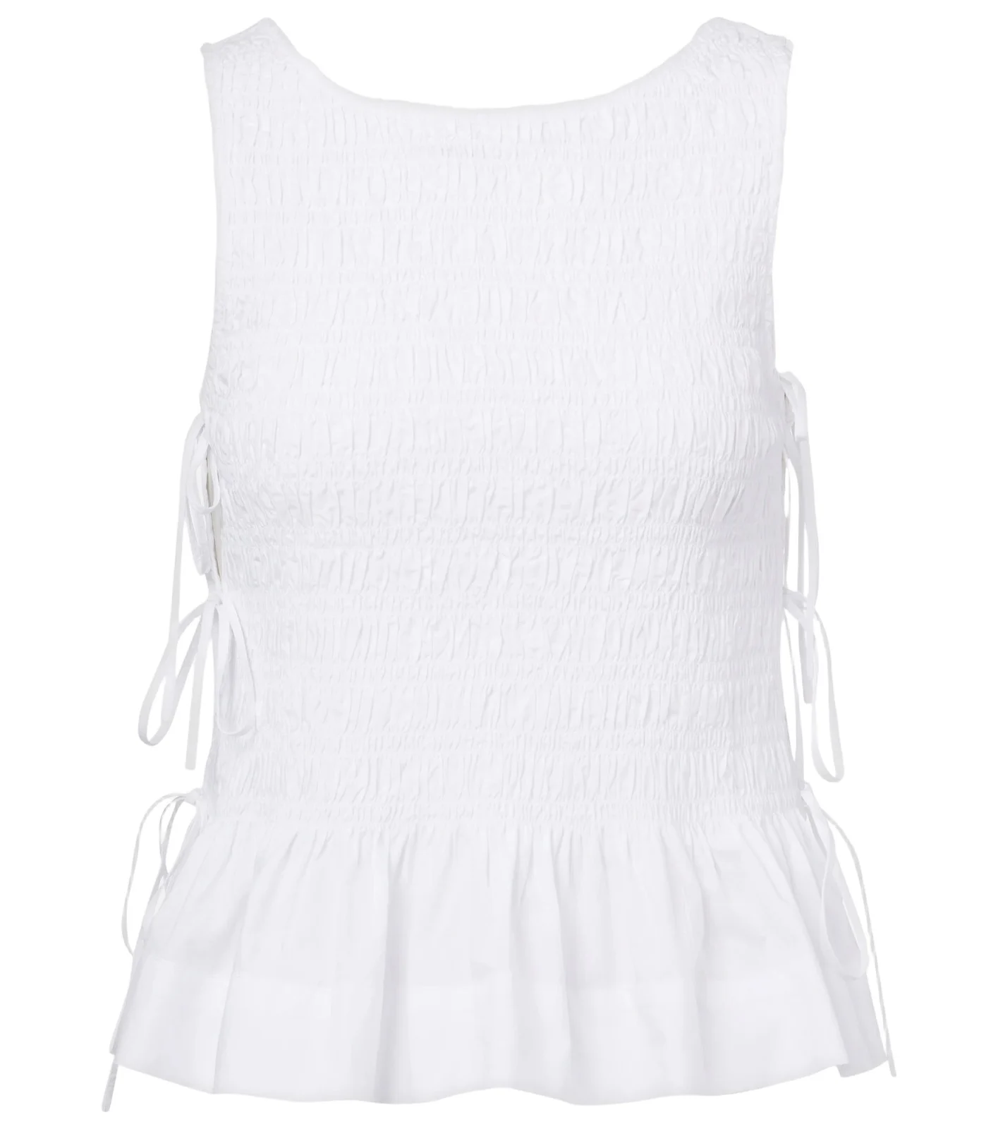 Shirred cotton top Shirred cotton top