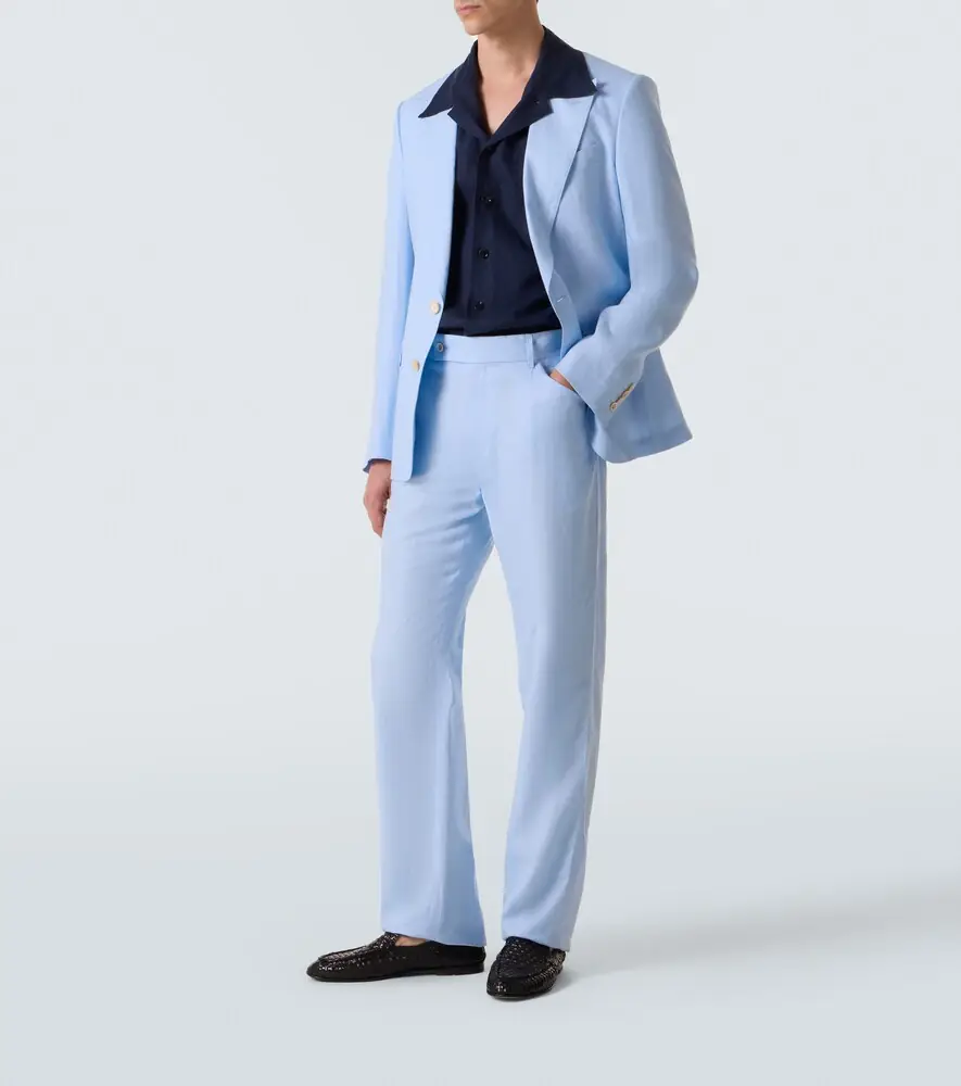 Dolce & Gabbana Linen straight pants | Thumbnail 3 Dolce & Gabbana Linen straight pants | Thumbnail 3
