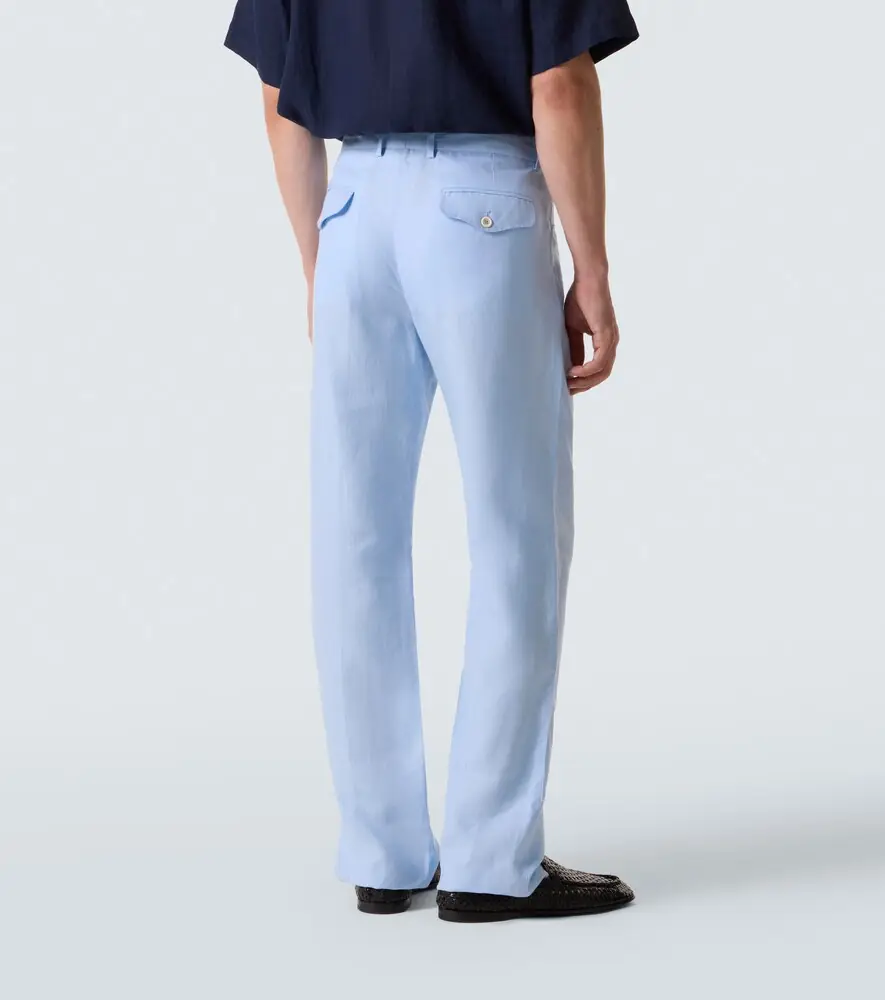 Dolce & Gabbana Linen straight pants | Thumbnail 4 Dolce & Gabbana Linen straight pants | Thumbnail 4