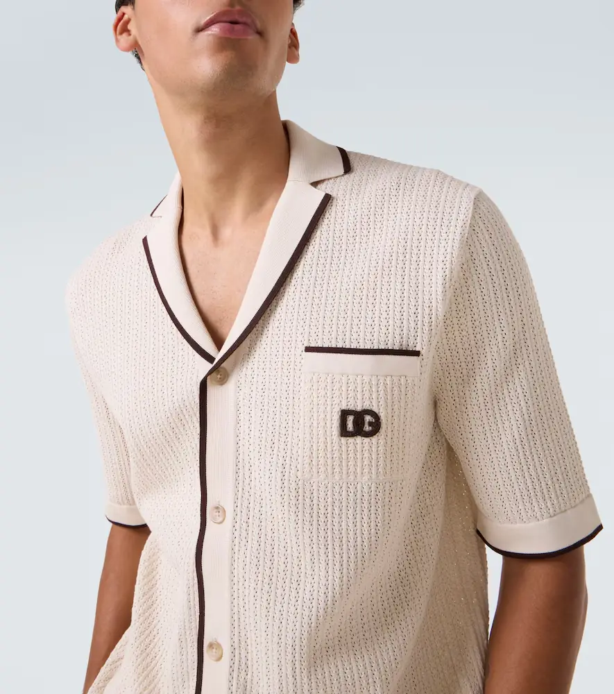 Dolce & Gabbana DG knitted cotton shirt | Thumbnail 2