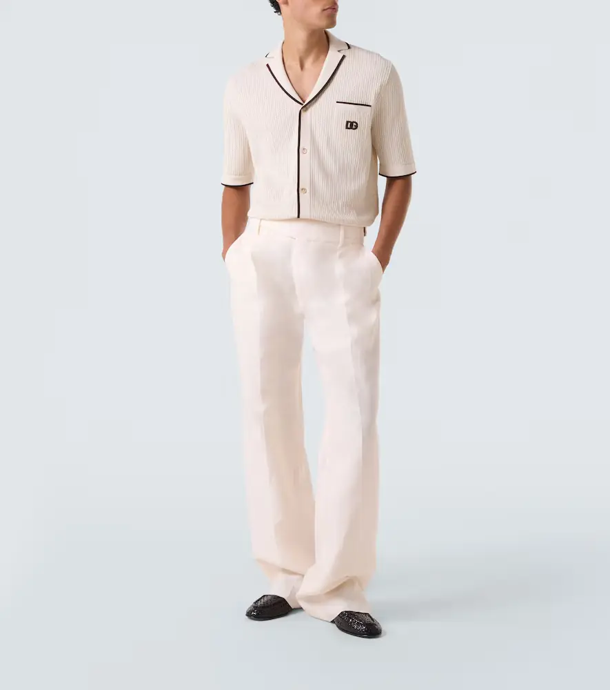 Dolce & Gabbana DG knitted cotton shirt | Thumbnail 4