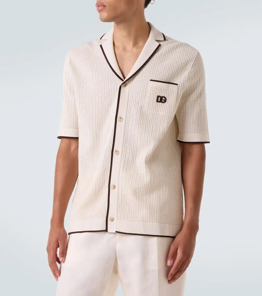 Dolce & Gabbana DG knitted cotton shirt | Thumbnail 5