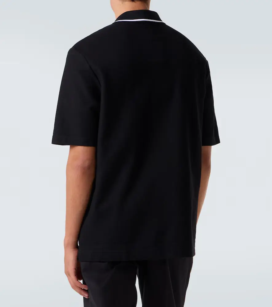 Dolce & Gabbana DG embroidered cotton polo shirt | Thumbnail 4
