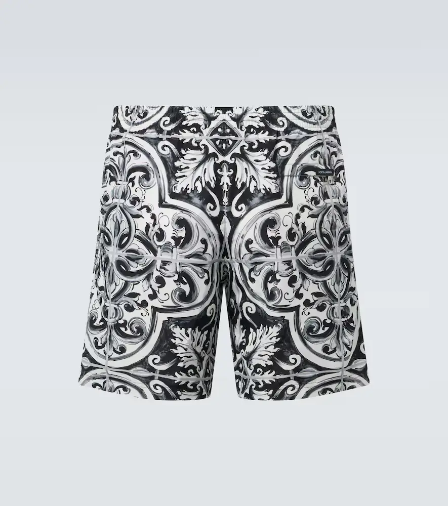 Dolce & Gabbana Majolica swim trunks | Thumbnail 2 Dolce & Gabbana Majolica swim trunks | Thumbnail 2