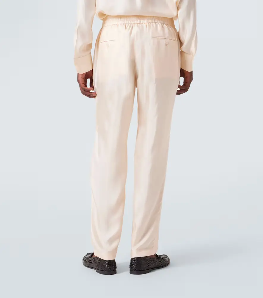 Dolce & Gabbana Silk tapered pants | Thumbnail 2