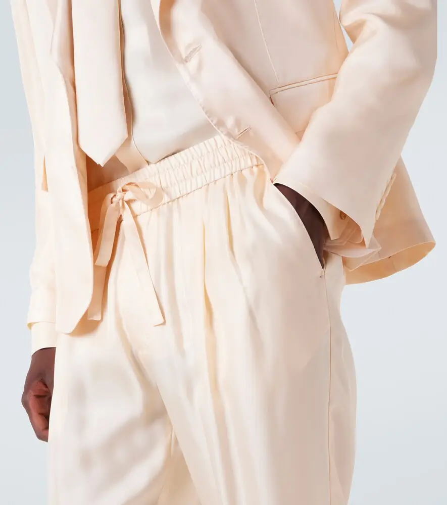 Dolce & Gabbana Silk tapered pants | Thumbnail 5