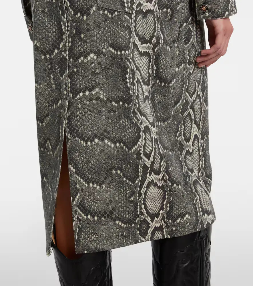 Gabriela Hearst Adelaide snake-print cotton midi skirt | Thumbnail 6 Gabriela Hearst Adelaide snake-print cotton midi skirt | Thumbnail 6