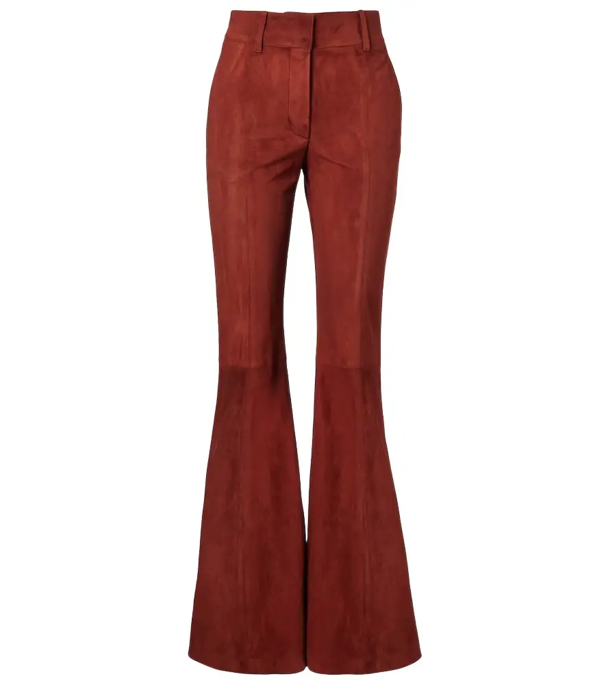 Gabriela Hearst Rhein suede flared pants | Image 1 Gabriela Hearst Rhein suede flared pants | Image 1