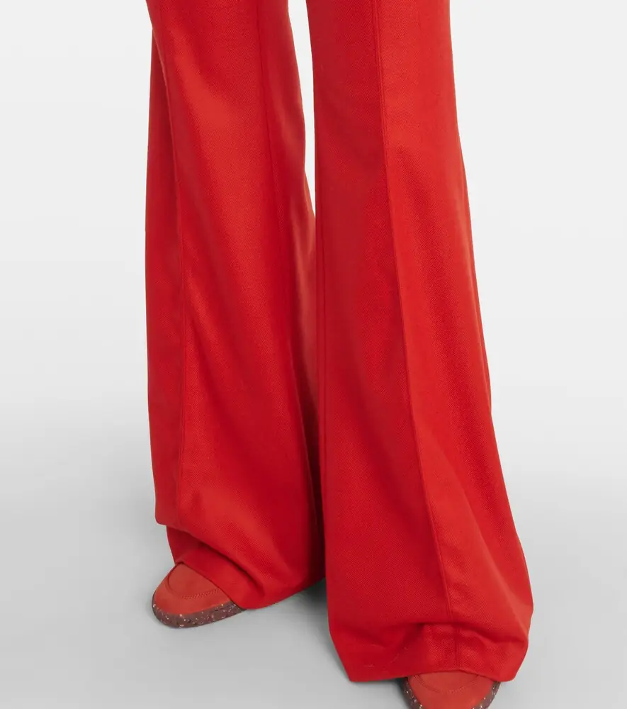 Gabriela Hearst Rhein wool and cashmere flared pants | Thumbnail 3