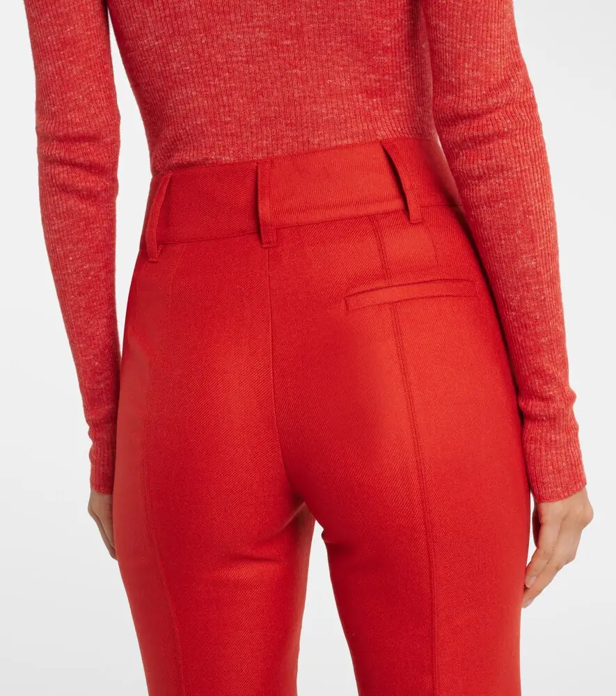 Gabriela Hearst Rhein wool and cashmere flared pants | Thumbnail 4
