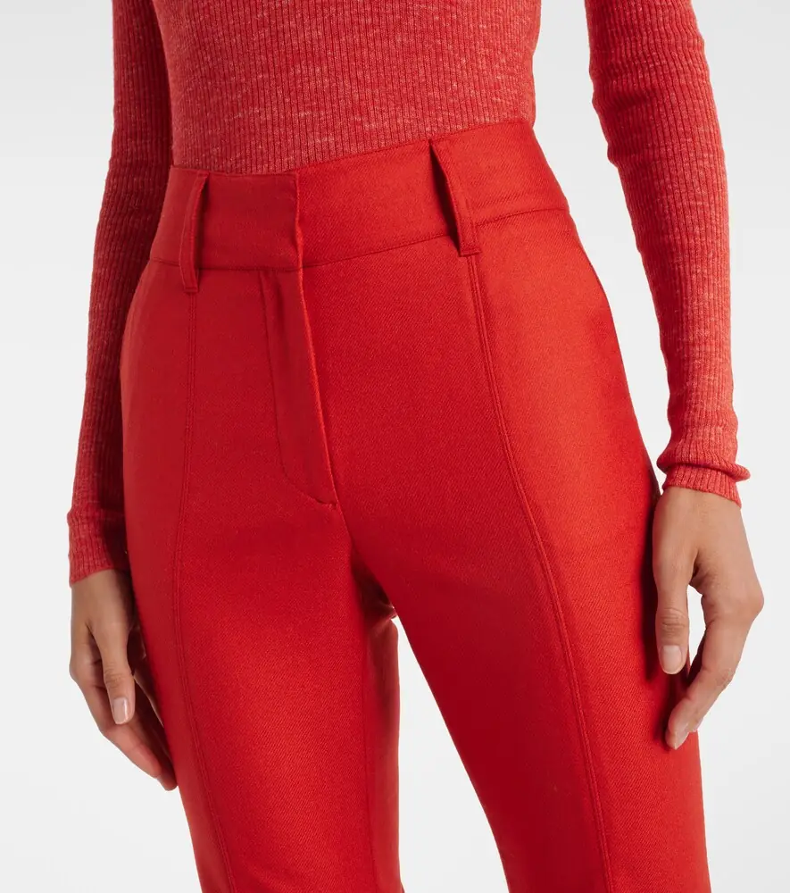 Gabriela Hearst Rhein wool and cashmere flared pants | Thumbnail 6