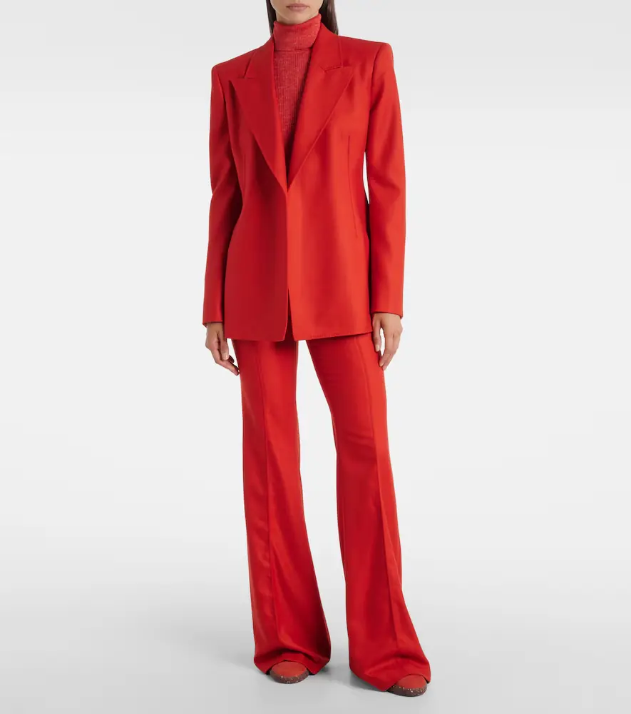Gabriela Hearst Rhein wool and cashmere flared pants | Thumbnail 7