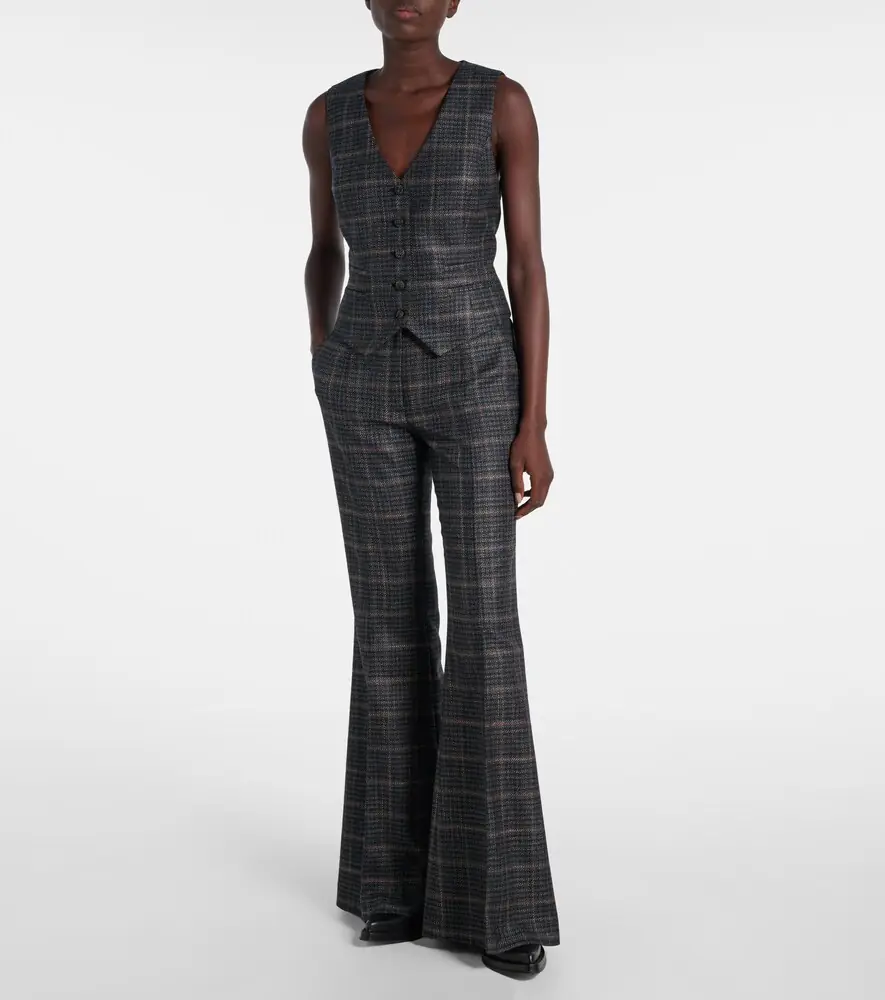 Gabriela Hearst Coleridge checked wool and silk vest | Thumbnail 7 Gabriela Hearst Coleridge checked wool and silk vest | Thumbnail 7