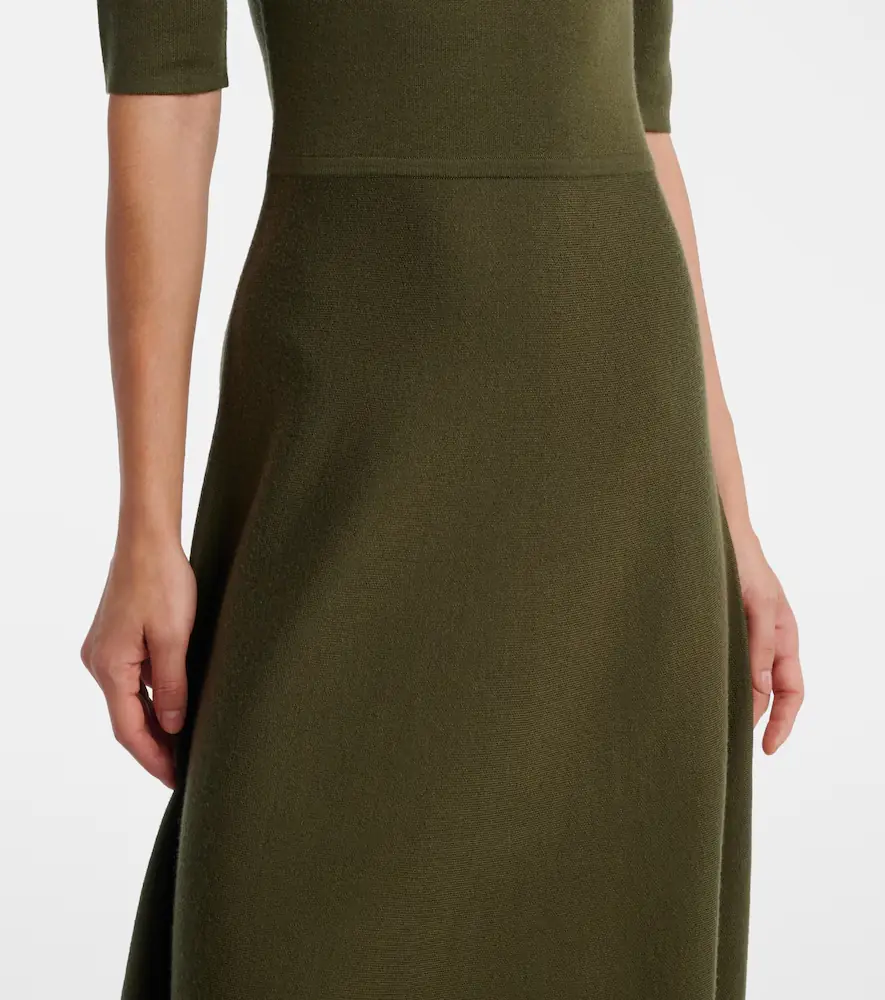 Gabriela Hearst Wool, cashmere, and silk midi dress | Thumbnail 2 Gabriela Hearst Wool, cashmere, and silk midi dress | Thumbnail 2