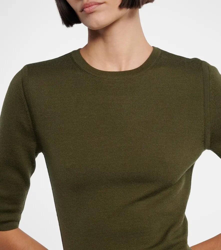 Gabriela Hearst Wool, cashmere, and silk midi dress | Thumbnail 4 Gabriela Hearst Wool, cashmere, and silk midi dress | Thumbnail 4