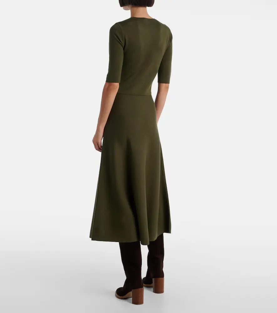 Gabriela Hearst Wool, cashmere, and silk midi dress | Thumbnail 5 Gabriela Hearst Wool, cashmere, and silk midi dress | Thumbnail 5