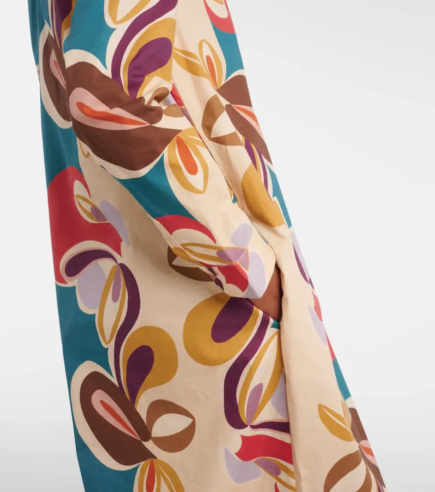 ADRIANA DEGREAS Printed cotton-blend kaftan | Thumbnail 6