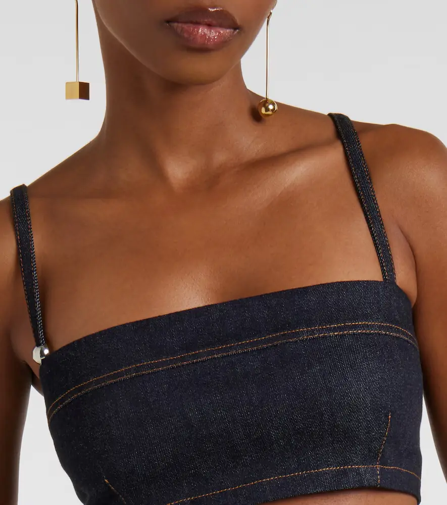 Jacquemus Bisou De-Nîmes denim bra top | Thumbnail 2 Jacquemus Bisou De-Nîmes denim bra top | Thumbnail 2