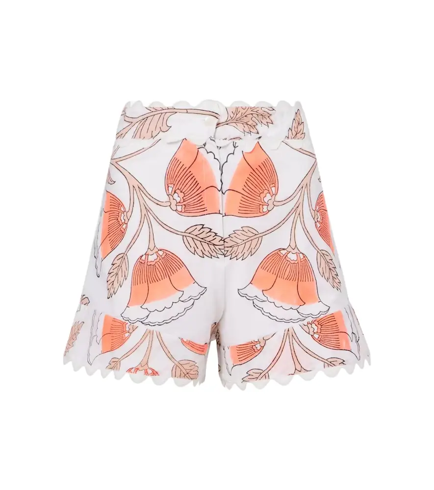 JULIET DUNN Floral cotton shorts | Image 1 JULIET DUNN Floral cotton shorts | Image 1
