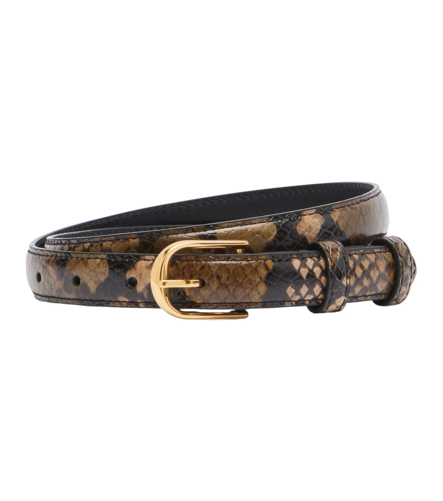 Jane snake-effect leather belt Jane snake-effect leather belt