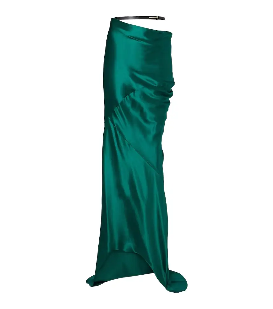 Tom Ford Belted silk satin maxi skirt | Image 1 Tom Ford Belted silk satin maxi skirt | Image 1