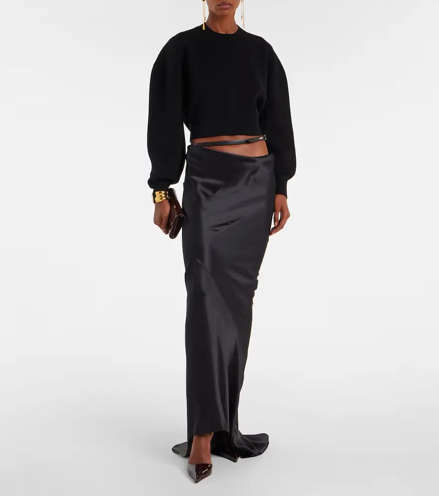 Tom Ford Cropped wool and cashmere-blend sweater | Thumbnail 3 Tom Ford Cropped wool and cashmere-blend sweater | Thumbnail 3