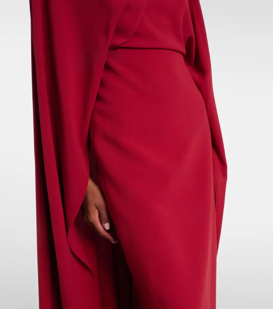 Roksanda Neolitsea caped crêpe cocktail dress | Thumbnail 4 Roksanda Neolitsea caped crêpe cocktail dress | Thumbnail 4