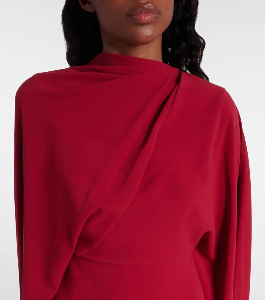 Roksanda Neolitsea caped crêpe cocktail dress | Thumbnail 5 Roksanda Neolitsea caped crêpe cocktail dress | Thumbnail 5