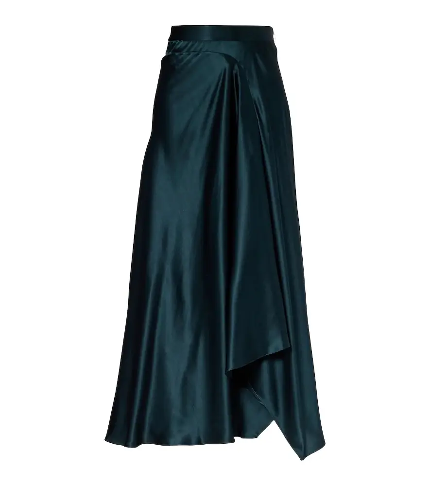 Roksanda Asha asymmetric silk satin maxi skirt | Image 1 Roksanda Asha asymmetric silk satin maxi skirt | Image 1