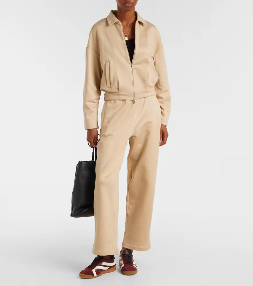 Max Mara Filovia silk and cotton wide-leg pants | Thumbnail 2 Max Mara Filovia silk and cotton wide-leg pants | Thumbnail 2
